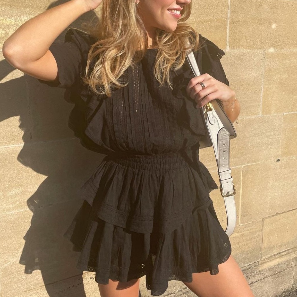 LoveShackFancy Lace & Ruffle Dress